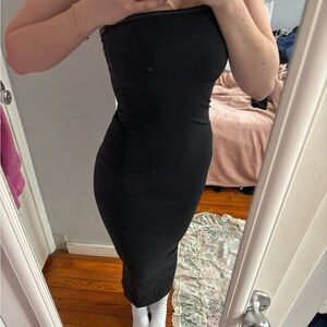 Forever 21 Black Strapless Dress